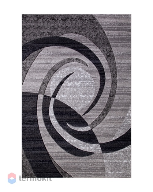 Ковёр Merinos Mega Carving 200x400 прямоугольный серый d264