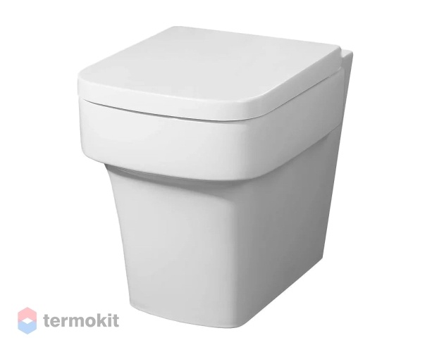Унитаз приставной BelBagno Janice P-trap с сиденьем микролифт BB124CB+BB124SC