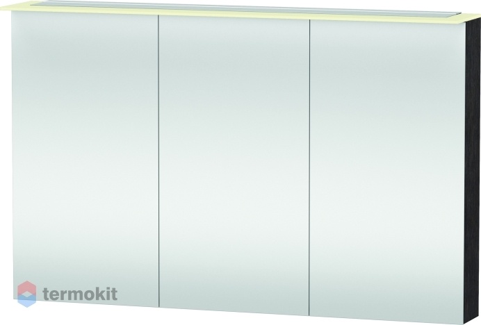 Зеркальный шкаф Duravit X-Large 120 с подсветкой Дуб (темный брашированный) XL759607272