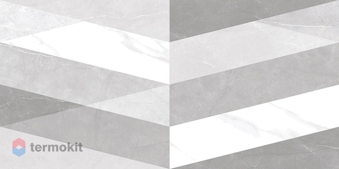 Керамическая плитка Laparet Savoy настенная серый мозаика 08-00-06-2461 20х40