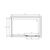 Душевой уголок Vincea Alpha 1950x1300x900 хром (рифленое стекло) VSR-3AL9013MT