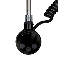 Электрический полотенцесушитель Secado Сандриго 5К 1500x310 ТЭН Прав. Черный матовый