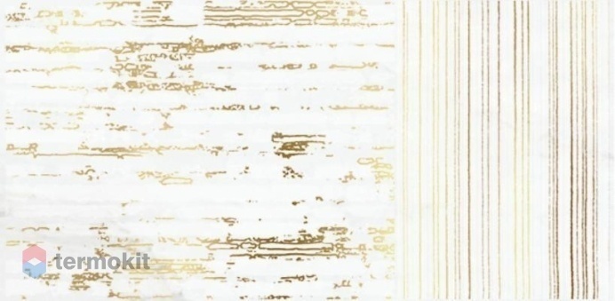 Керамогранит Brennero Venus Decor Lumia Gold White Lapp/Rett декор (комп/2шт) 30x60
