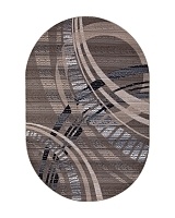 Ковёр Merinos Sierra 200x400 овальный бежевый/коричневый d284