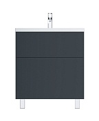База под раковину AM.PM Gem 75 напольная, графит матовый M90FSX07522GM32