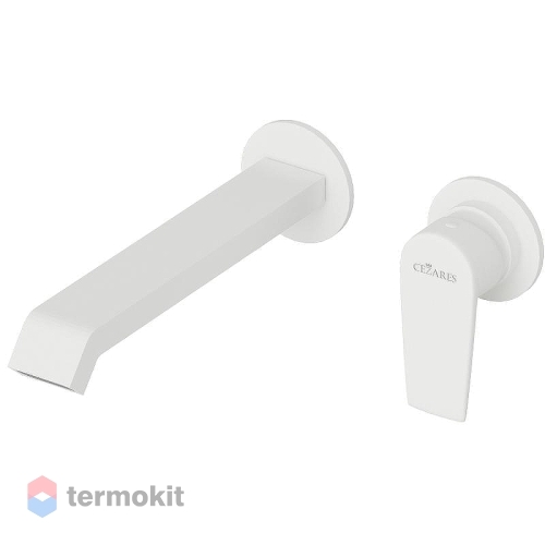 Встраиваемый смеситель для раковины Cezares NAUTIC белый матовый NAUTIC-BLI2-BIO