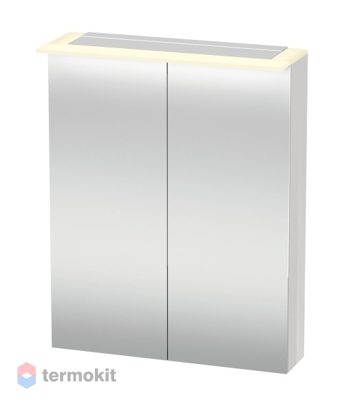 Зеркальный шкаф Duravit X-Large 60 с подсветкой белый глянец XL759208585