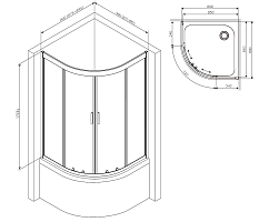 Душевой уголок AM.PM Gem 1500x900x900 серебро матовое W90G-401A090WT