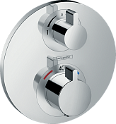 Встраиваемый термостат с запорным/переключающим вентилем Hansgrohe Ecostat S 15758000