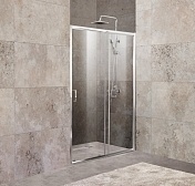 Душевая дверь BelBagno Unique 900х1950 хром UNIQUE-BF-1-110/125-C-Cr