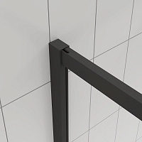 Душевой уголок Veconi Evo 300 B 1950x1200x800 (тонированное матовое стекло) черный матовый E3-B-12080-12-C9