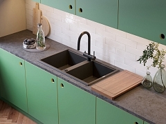 Мойка для кухни Omoikiri Tedori черный 4993924