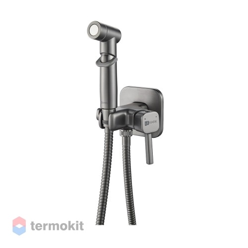 Смеситель с гигиеническим душем Lemark Solo графит LM7165GM