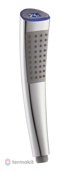 Ручной душ BelBagno с цифровым индиктаором температуры воды и цветовой подсветкой BB-D1LED-CRM