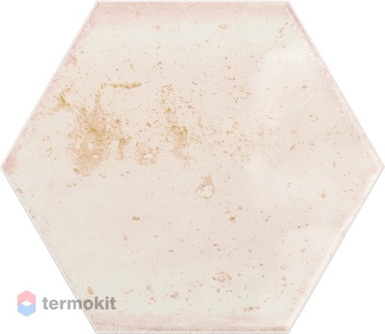 Керамическая плитка Ribesalbes Hope Rose Hex Glossy настенная 15x17.3