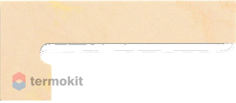 Керамогранит Venatto Pulido Zanquin Izq. Beige Maya боковина левая 19х42,4
