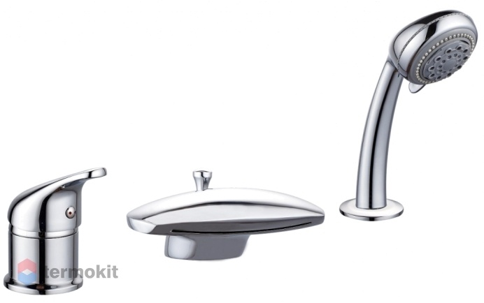 Смеситель на борт ванны Aquanet Practic хром AF111-63B