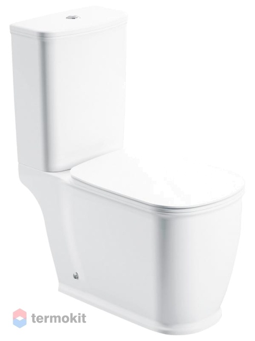 Чаша унитаза напольного BelBagno Prado P-trap без бачка и сиденья BB10150CP