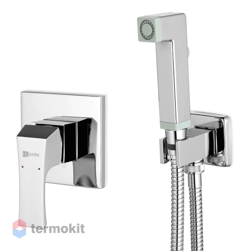 Встраиваемый смеситель с гигиеническим душем Lemark Unit LM4519C