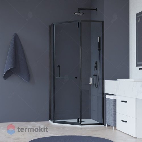 Душевой уголок RGW Hotel HO-084B 90x90x195 350608499-14 черный