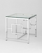 Журнальный столик 550x550х550 Бруклин серебро