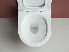 Унитаз подвесной Ceramicanova FORMA с сиденьем микролифт CN3009