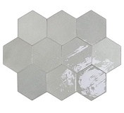Керамическая плитка Wow Zellige Hexa Grey настенная 10,8x12,4