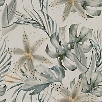 Керамогранит Porcelanite Dos Helsinki 1841 Bianco Decor Garden Rett 100x100