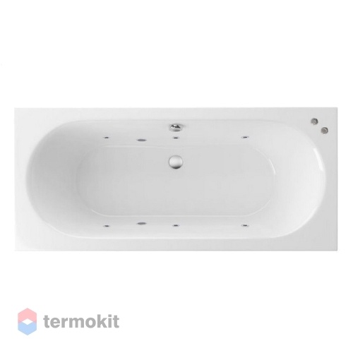 Акриловая ванна EXCELLENT Oceana Slim 1800x800 SOFT с гидромассажем хром WAEX.OCE18S.SOFT