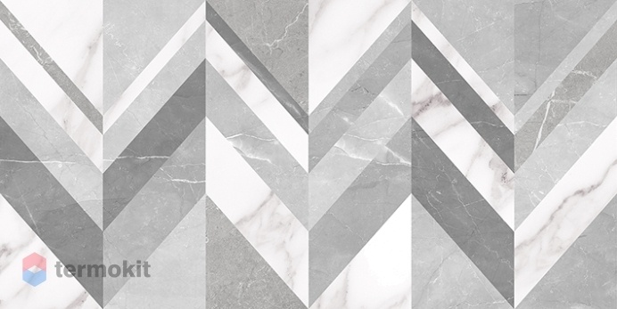 Керамическая плитка Laparet Venus настенная серый узор 08-00-06-2681 20х40