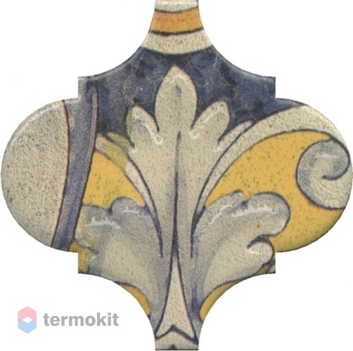 Керамическая плитка Kerama Marazzi Арабески Котто OP/A163/65000 орнамент декор 6,5x6,5