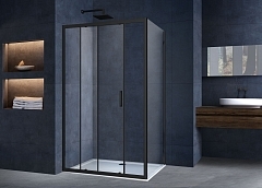 Душевой уголок Vincea Alpha 1950x1100x900 черный VSR-3AL9011CLB