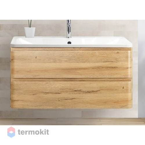 Тумба под раковину 60 подвесная BELBAGNO Albano Rovere Nature Grigio ALBANO-600-2C-SO-RR