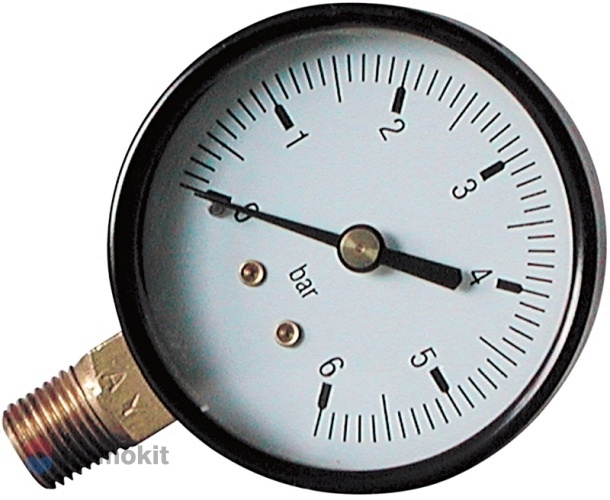 Watts Манометр радиальный нр 1/4"х 6 бар