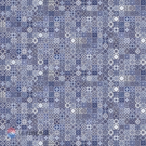 Керамогранит Cersanit Hammam глаз. голубой (HA4R042D) 42x42