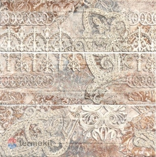 Керамическая плитка Aparici Carpet Decor A-B-C Hill панно 25,1х75,6 (комп/3шт)