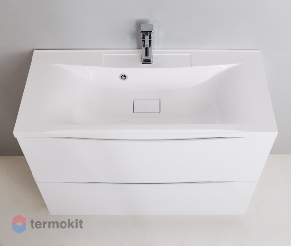 База под раковину Belbagno MARINO напольная MARINO-900-2C-PIA-BL-P Bianco Lucido