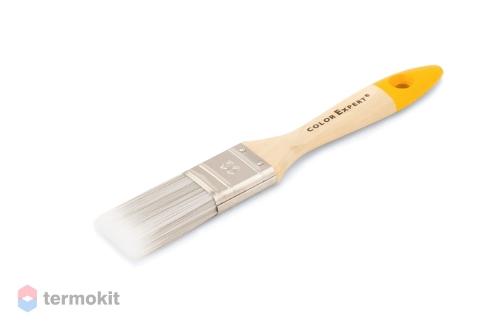 Color Expert Кисть для акр. лаков и лазурей, синтетическая щетина, деревянная ручка (50мм)