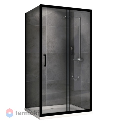 Душевой уголок ABBER Schwarzer Diamant 1950x1800x1000 черный AG30180B-S100B