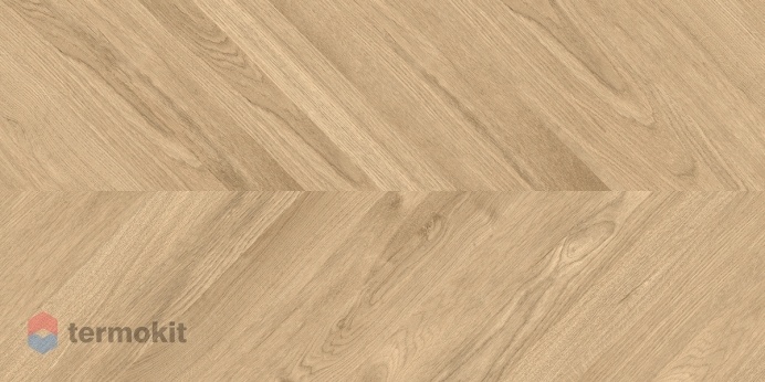 Керамогранит Laparet Wood Latina Miele Chevron бежевый 60х120 матовый карвинг