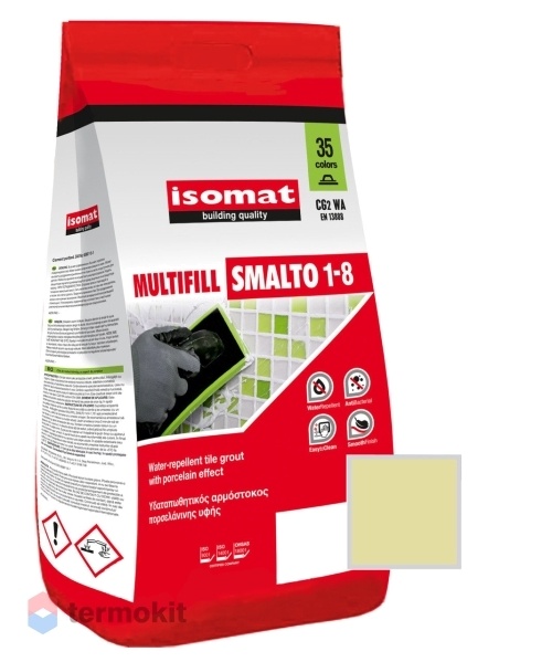 Затирка Isomat Multifill Smalto 1-8 Лимонный желтый 48 (2 кг)