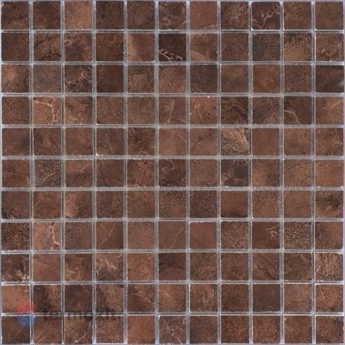 Мозаика Caramelle Mosaic Venezia brown POL (2,3x2,3) 30x30