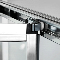 Душевой уголок WasserKRAFT Weser 1000x900x2000 серебристый 78F22