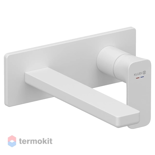 Смеситель для раковины Kludi Renon белый матовый 422445375