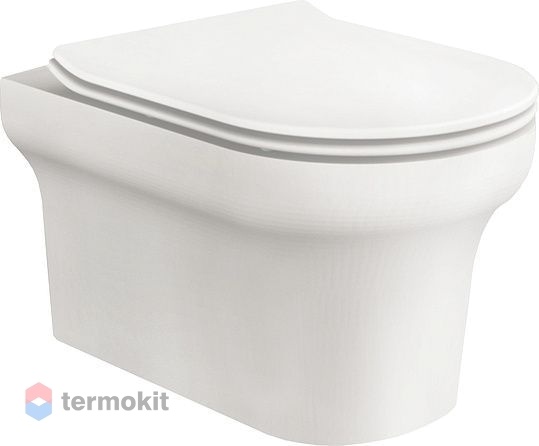 Унитаз подвесной BelBagno Vella с сиденьем микролифт BB829CH+BB2019SC