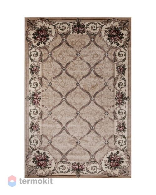 Ковёр Merinos Colizey 100x200 прямоугольный тёмно-бежевый D468