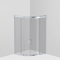 Душевой уголок AM.PM Gem 1500x900x900 серебро матовое W90G-401A090WT