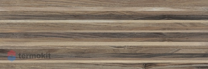 Керамическая плитка Laparet Zen полоски коричневый 60030 настенная 20х60