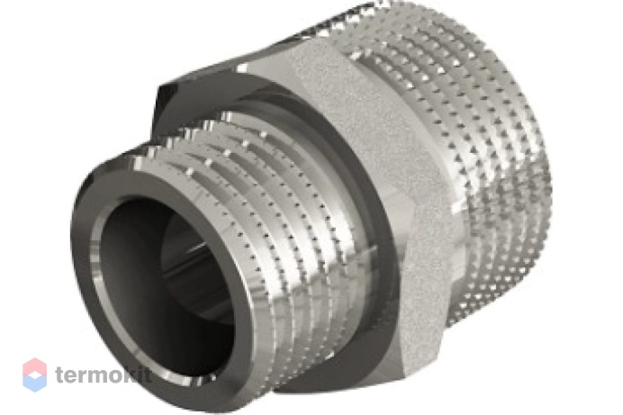 Elsen Ниппель НН 3/8", 3/8" TIN латунь равнопроходной