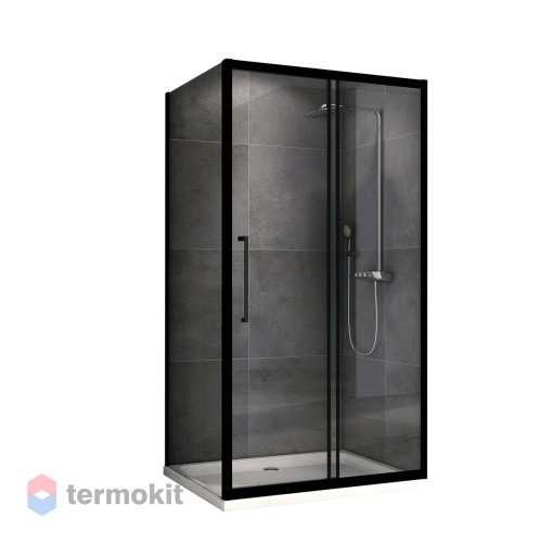 Душевой уголок ABBER Schwarzer Diamant 1950x1100x900 черный AG30110BH-S90B